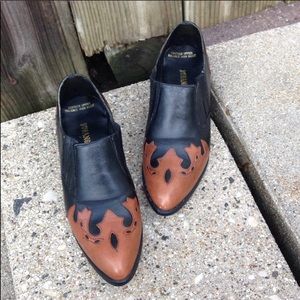 Durango Leather Western black & brown booties